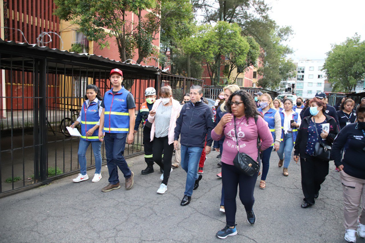 En Coyoacán, Govani Gutiérrez sigue con la prevención de delitos en domingo