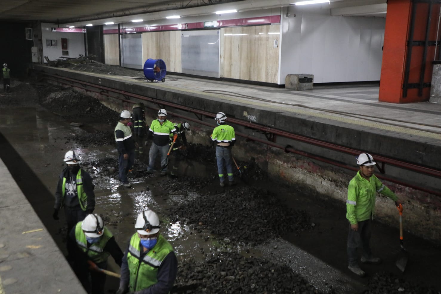 Registra 30% de avance primera fase de obra en la nueva L-1 del Metro