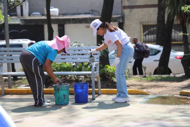 Se realiza jornada de mantenimiento en el Parque Alfonso XIII