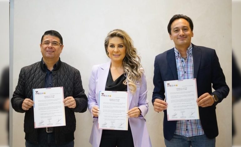 Firman PAN, PRI y PRD alianza ‘Va por la CDMX’