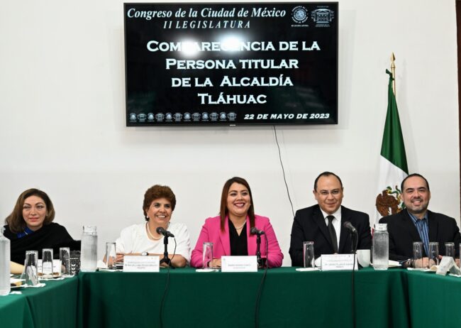Alcaldesa Berenice Hernández rinde informe ante Congreso de la  Ciudad