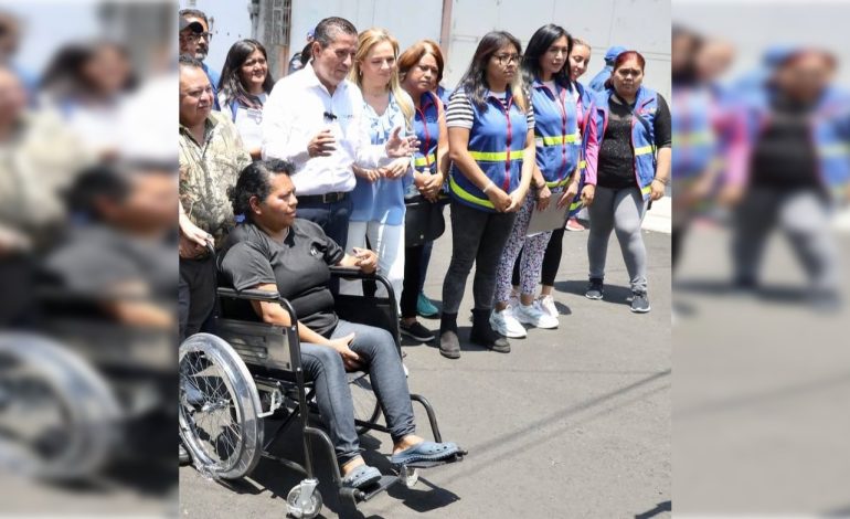 Coyoacán brinda mantenimiento y reparación gratuita para sillas de ruedas