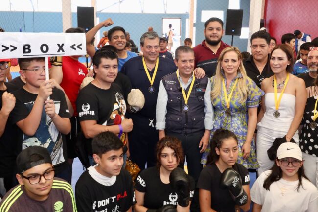 Reinauguran Gimnasio con homenaje a José Sulaimán en el Deportivo ‘Mujica’