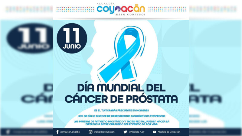 Conmemoran el  Día Mundial del Cáncer de Próstata en Coyoacán