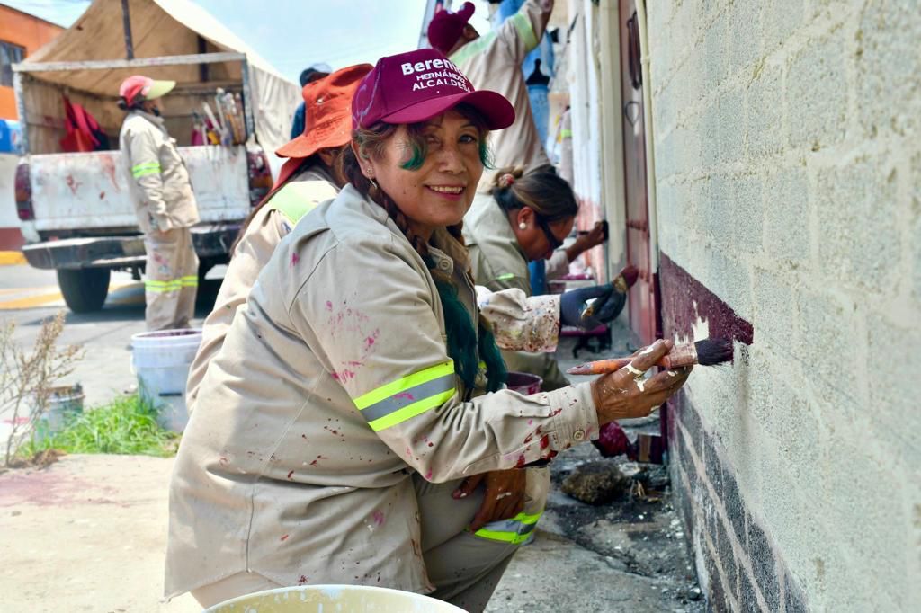 A través de ‘Fachada Chula’ dan mantenimiento a viviendas de Tláhuac