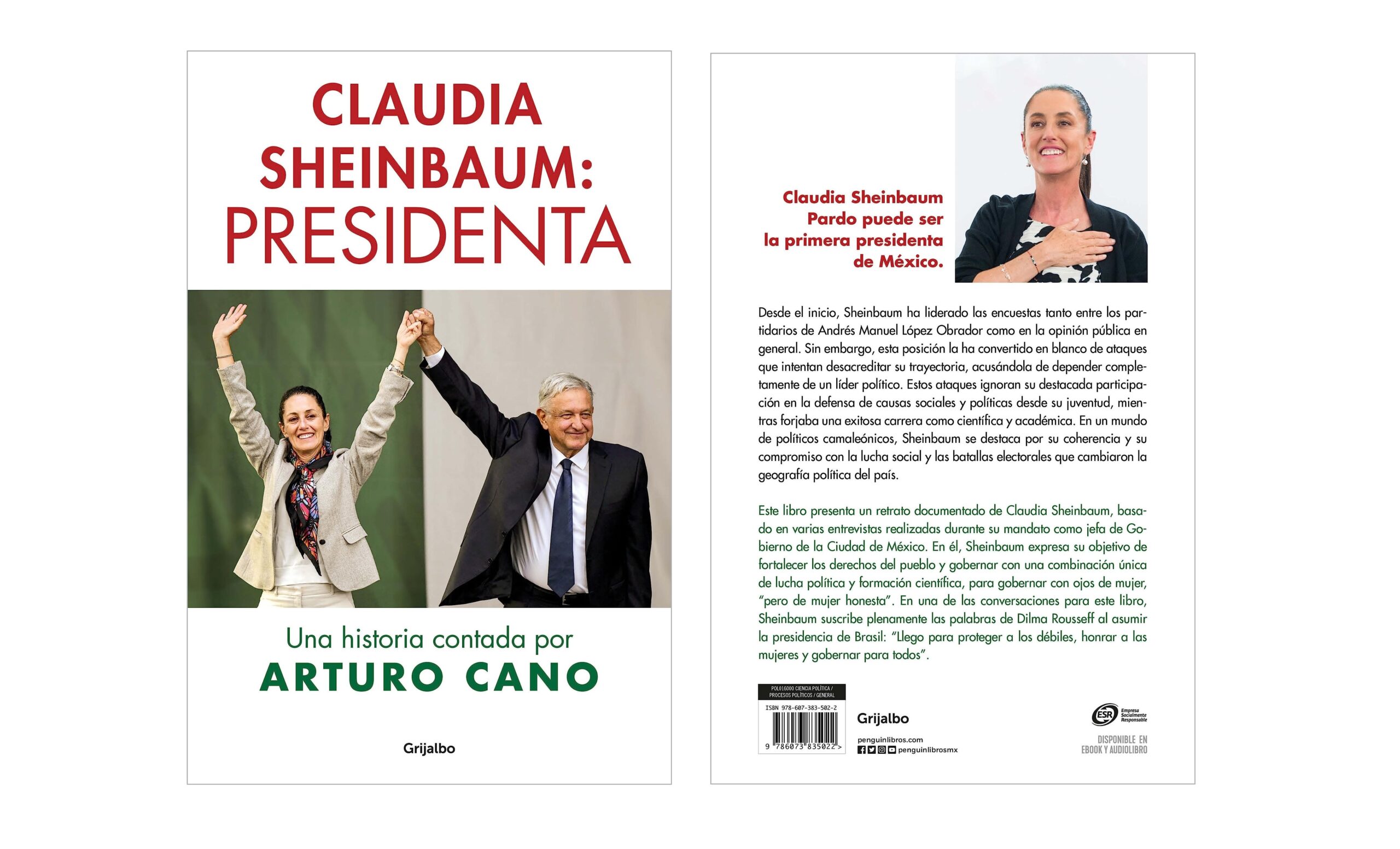 Presentan ‘Claudia Sheinbaum: Presidenta’, de Arturo Cano