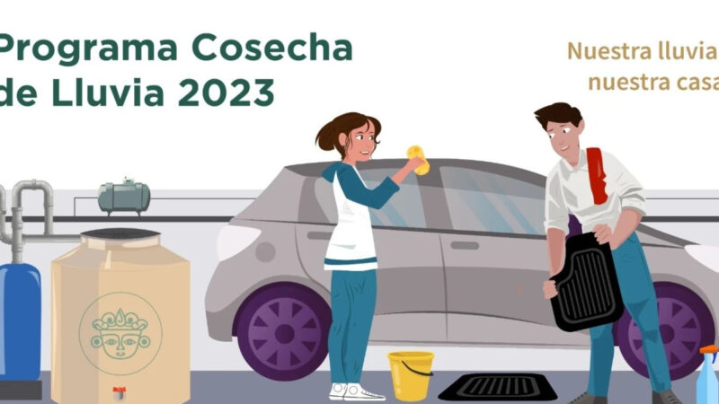 Anuncia GCDMX programa de cosecha de lluvia 2023