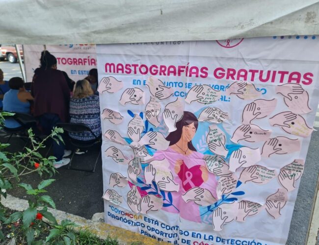 Realiza Alcaldía Coyoacán 60 mastografías gratis