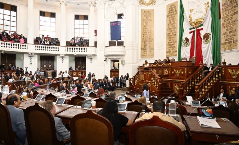 Crece ausentismo en el Congreso de la CDMX