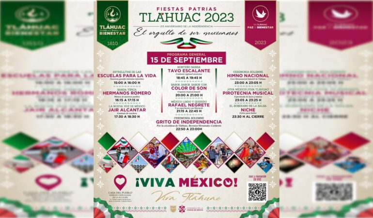 Ven a dar el Grito de Independencia en Tláhuac