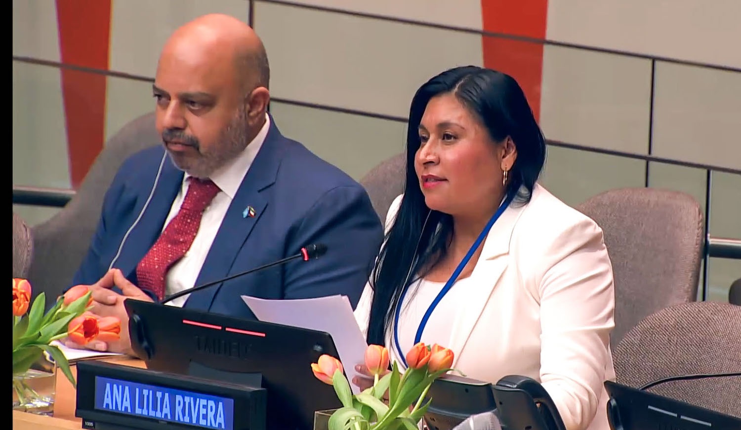 Demanda Ana Lilia Rivera en la ONU acciones por la paz internacional