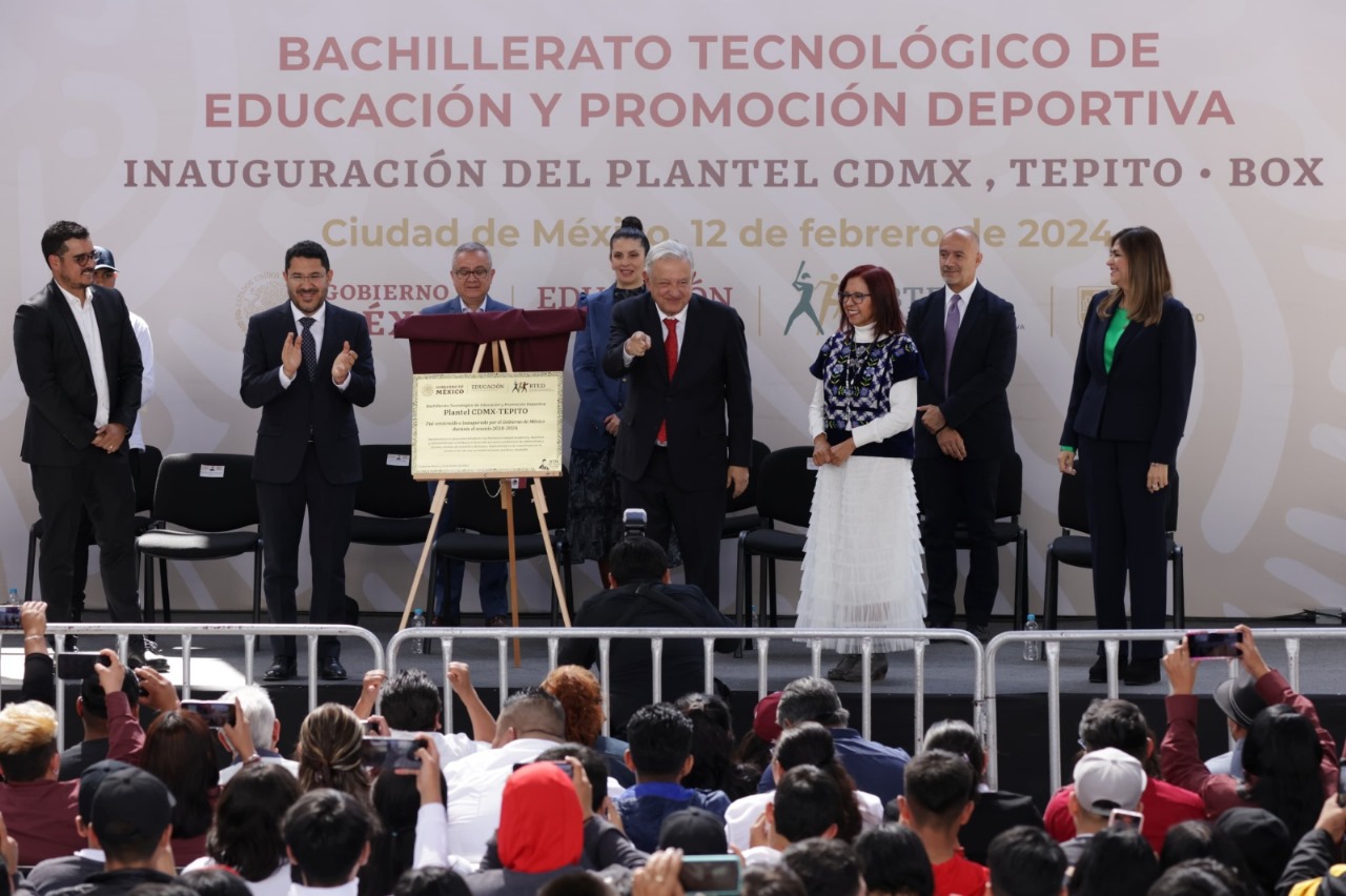 Inauguran bachillerato deportivo en Tepito