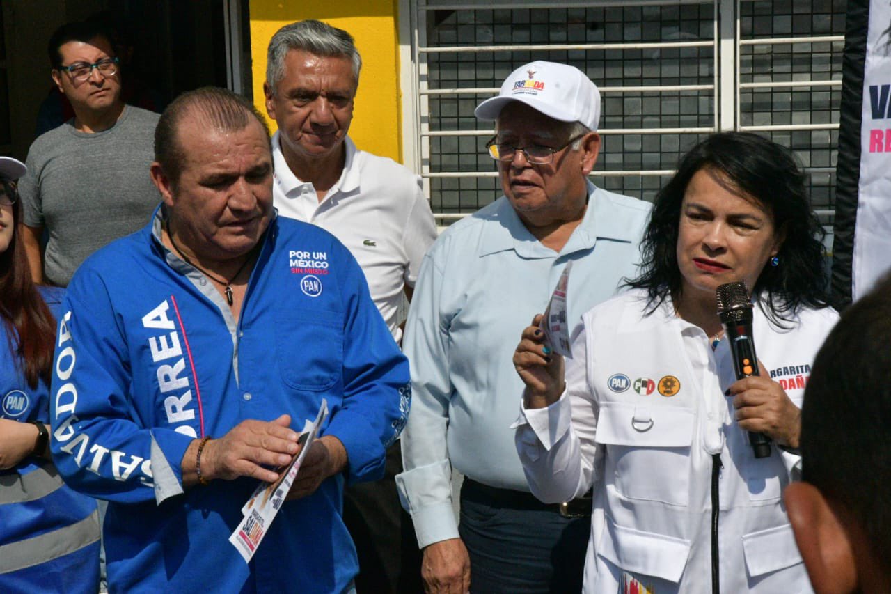 Arranca Margarita Saldaña acompañada de Santiago Taboada su campaña de manera