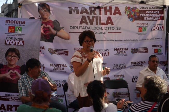 Reafirma Martha Ávila compromiso con la CDMX e Iztapalapa