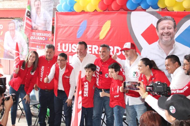 Respaldan dirigentes del PRI  a  Luis Gerardo “El Güero” Quijano