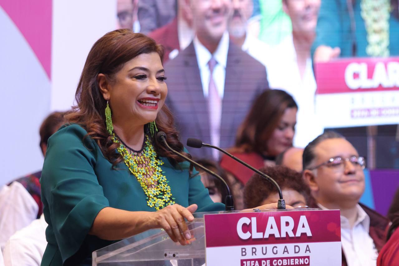 Clara Brugada asegura que arrasará en los próximos comicios