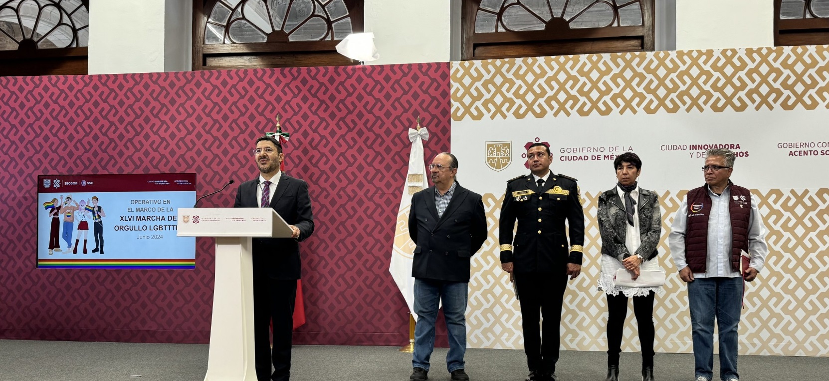 Con derrama estimada en más de mil mdp, Batres presenta operativo para la 46 marcha LGBTTTIQ+