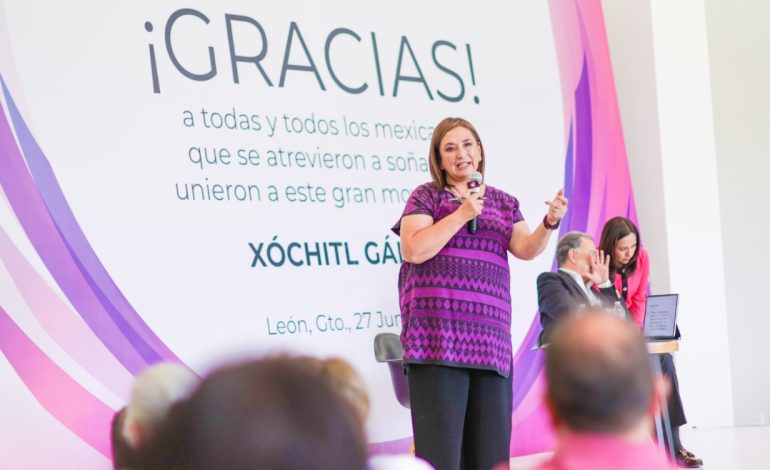 Tras la contienda electoral, este viernes la ex candidata presidencial de la Coalición Fuerza y Corazón por México, Xóchitl Gálvez Ruiz realizó una visita en el estado de Guanajuato, en los municipios de León, Irapuato y Guanajuato capital.