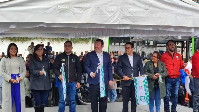El “Güero” Quijano anuncia inicio de operaciones de la nueva base-terminal de RTP en la Magdalena Contreras