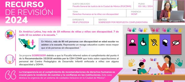 Urgente implementar un sistema de cuidados inclusivo: INFO CDMX