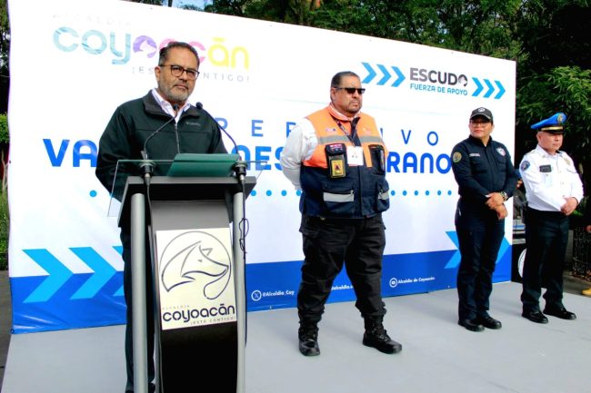 Se refuerza seguridad en Coyoacán por temporada vacacional