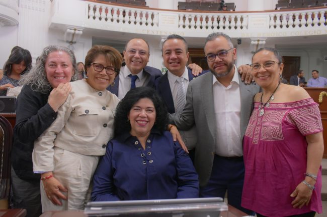 Celebran diputados de Morena sexto aniversario del triunfo de la 4T