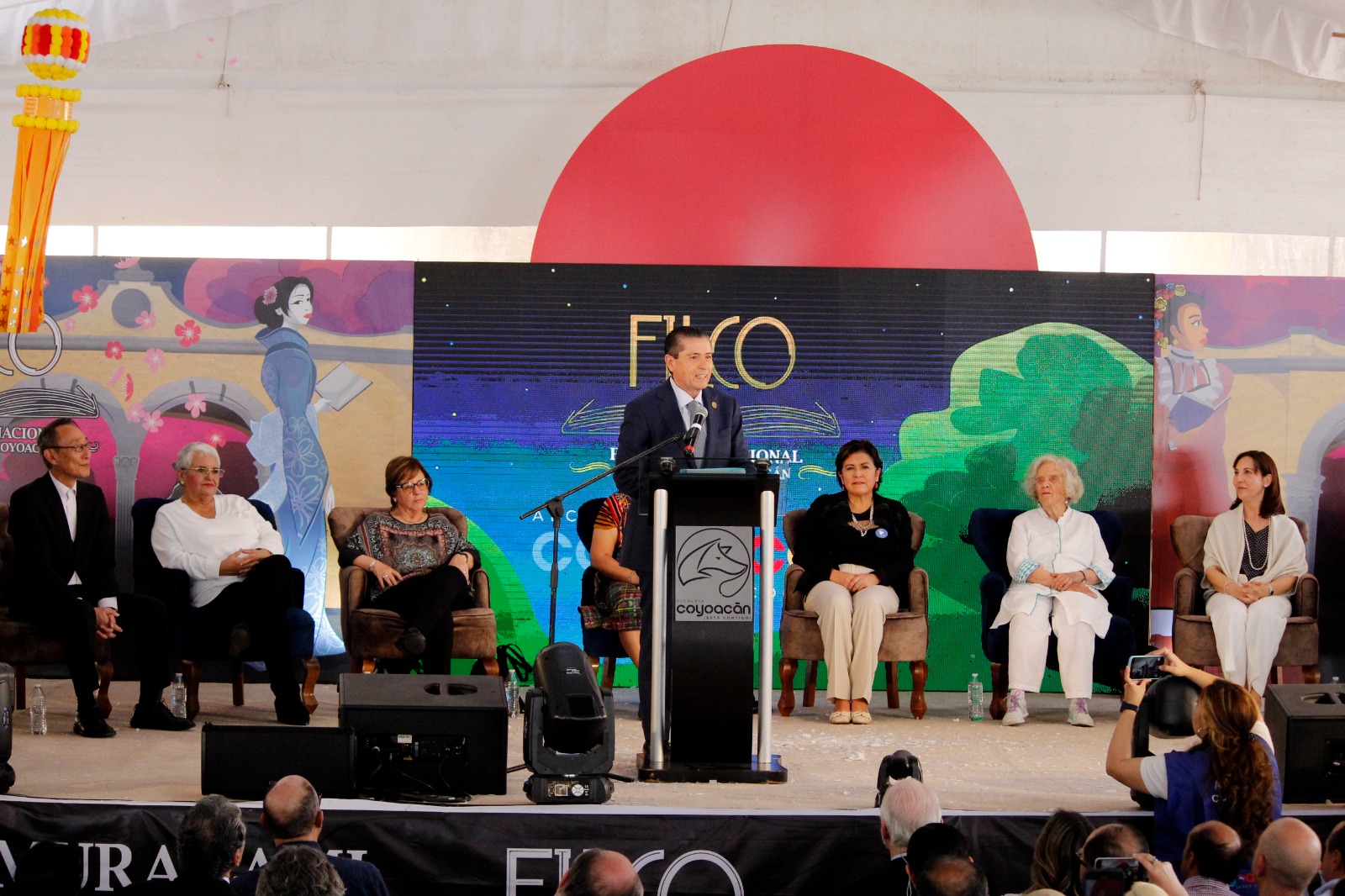  Giovani Gutiérrez Inaugura la 4ta Feria Internacional del Libro en Coyoacán