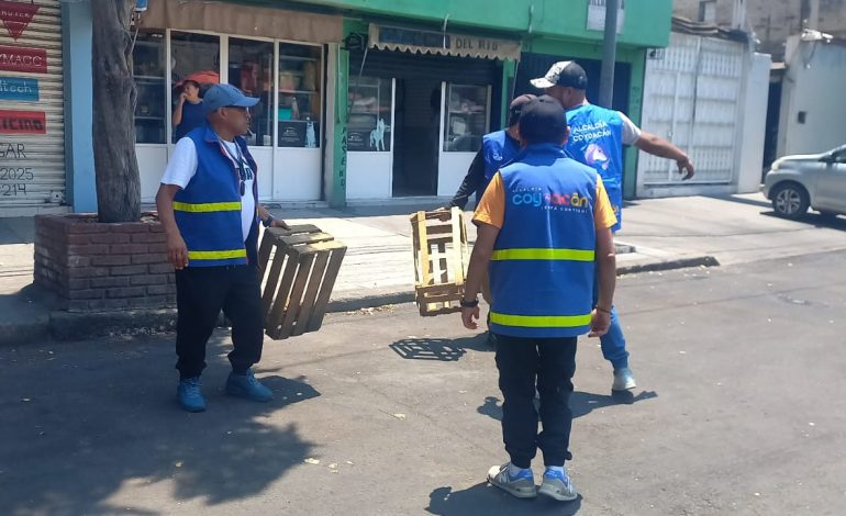 Coyoacán retira 14 toneladas de mostrencos y estorbos para liberar calles