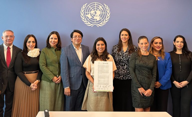Diputada panista Laura Álvarez se reúne en la ONU con expertos en ciudades sostenibles
