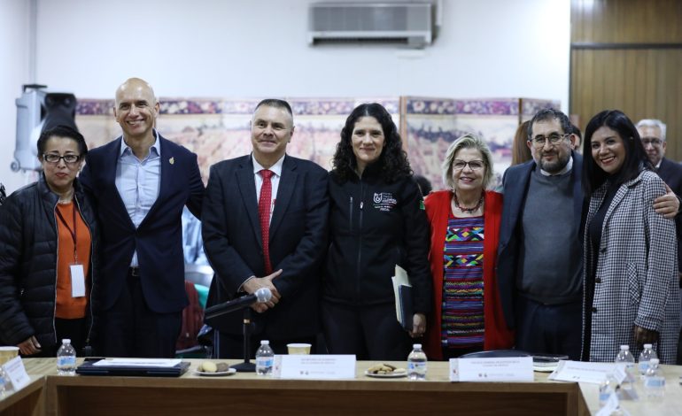 Bertha Alcalde Luján explicó que la nueva Unidad trabajará de manera coordinada con el Instituto de Servicios Periciales y Ciencias Forenses (INCIFO) del Tribunal Superior de Justicia de la Ciudad de México y del Instituto Nacional Electoral (INE).
