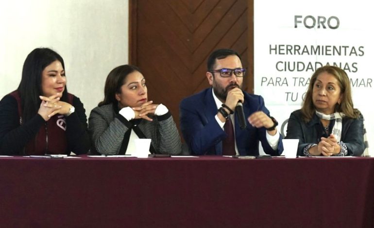 En su intervención, la diputada Xóchitl Bravo Espinosa (MORENA) resaltó la importancia de estos foros, dirigidos a las Comisiones de Participación Comunitaria (COPACOS) de las diferentes colonias y barrios de las 16 alcaldías.