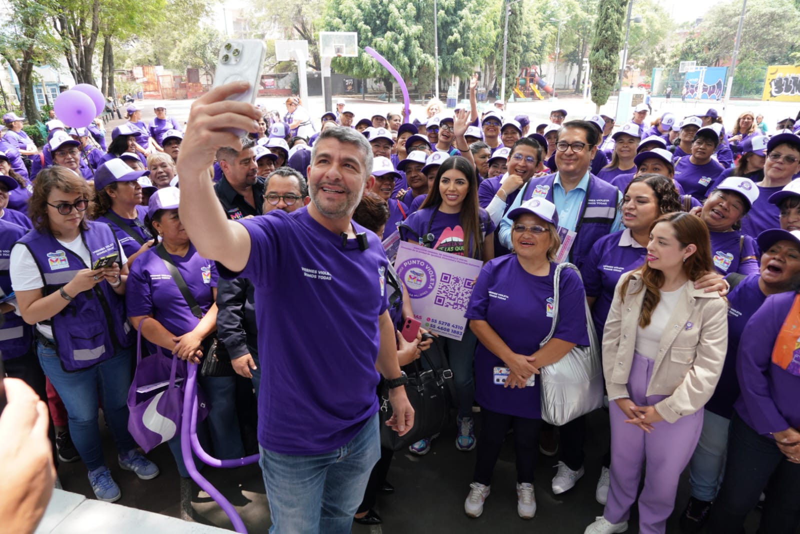 Tabe arranca los «viernes violeta» en Miguel Hidalgo