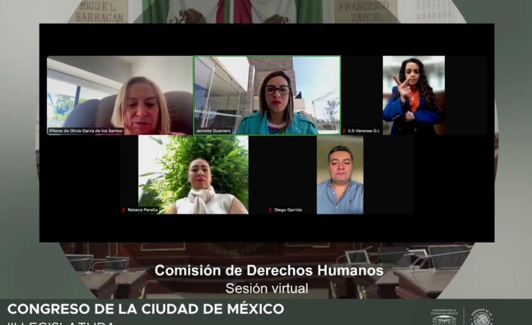 Comisión de Derechos Humanos acuerda realización de mesas de trabajo